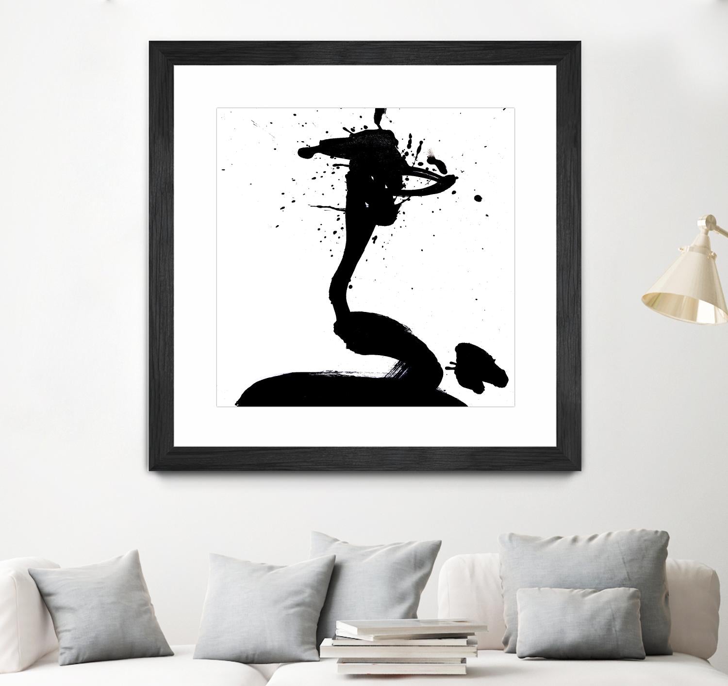 Ink Blot I by PI Studio on GIANT ART - white abstract