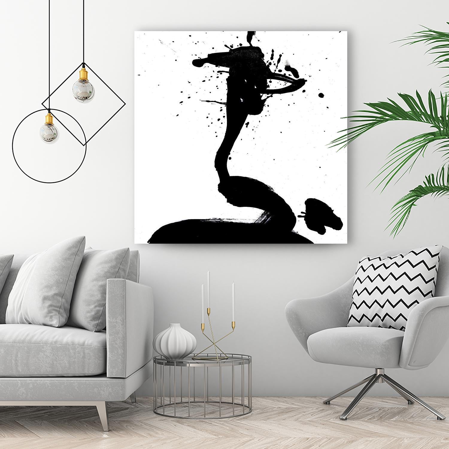 Ink Blot I by PI Studio on GIANT ART - white abstract