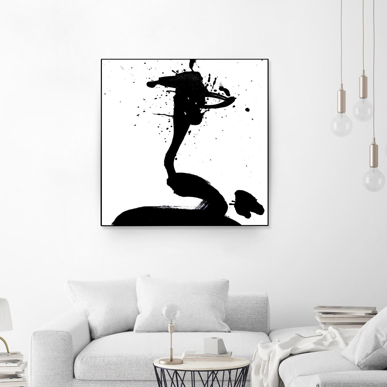 Ink Blot I by PI Studio on GIANT ART - white abstract