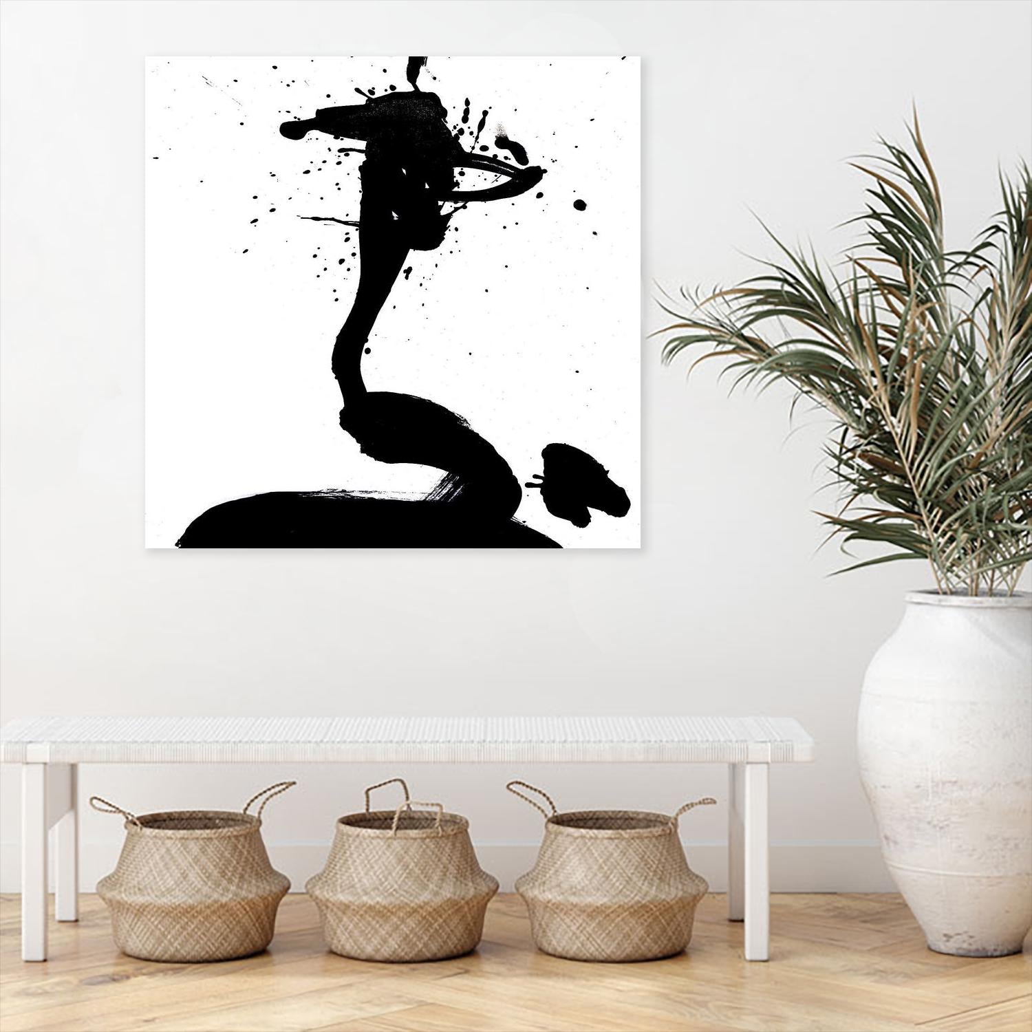 Ink Blot I by PI Studio on GIANT ART - white abstract