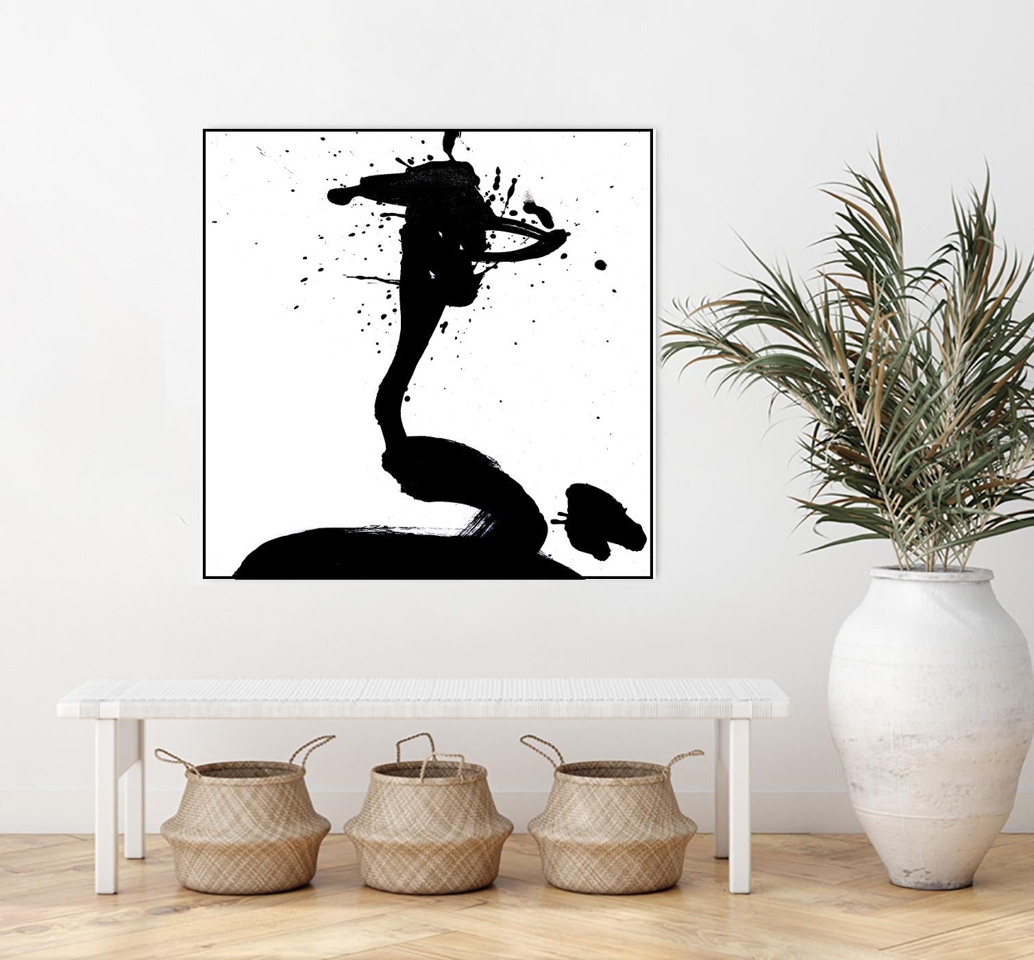 Ink Blot I by PI Studio on GIANT ART - white abstract