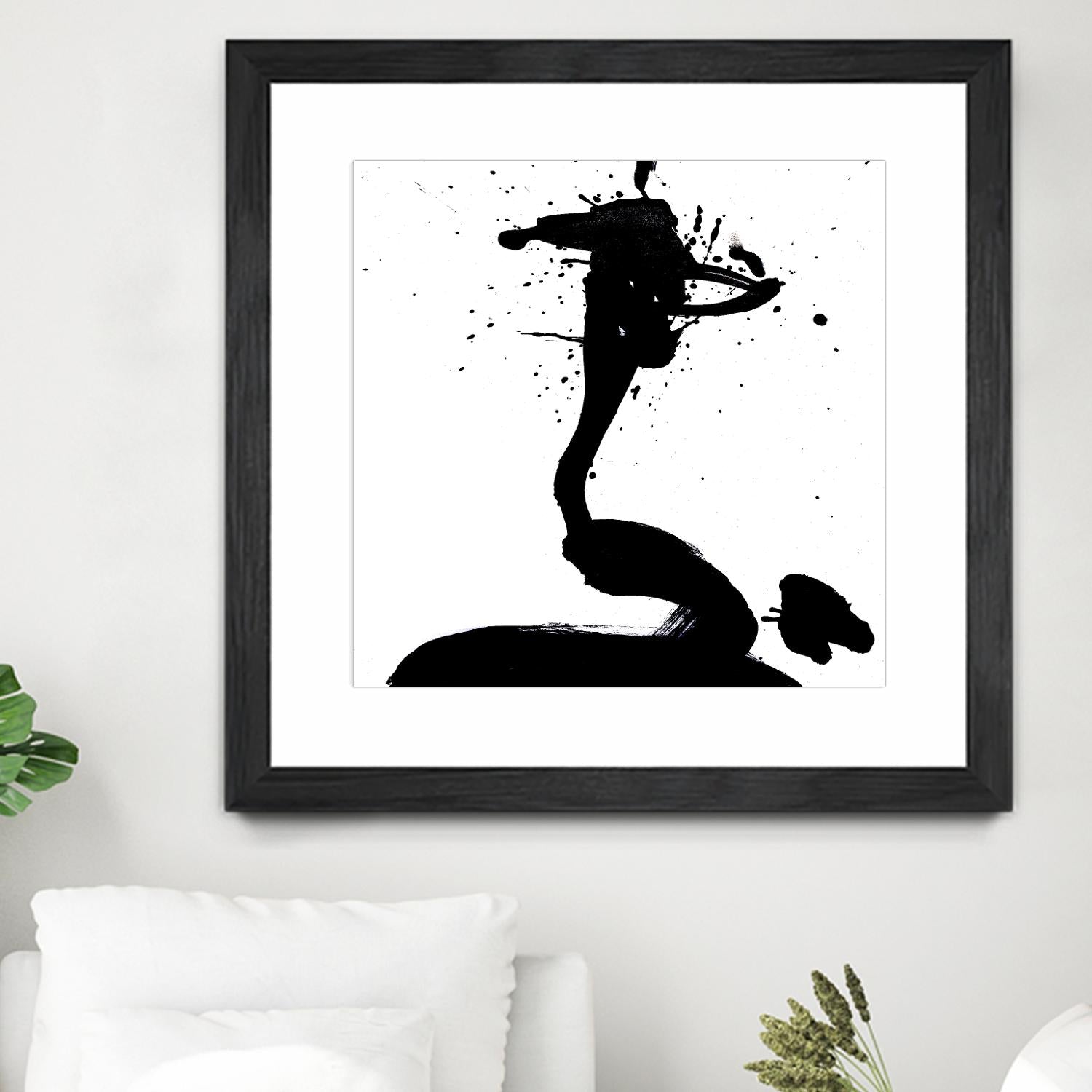 Ink Blot I by PI Studio on GIANT ART - white abstract