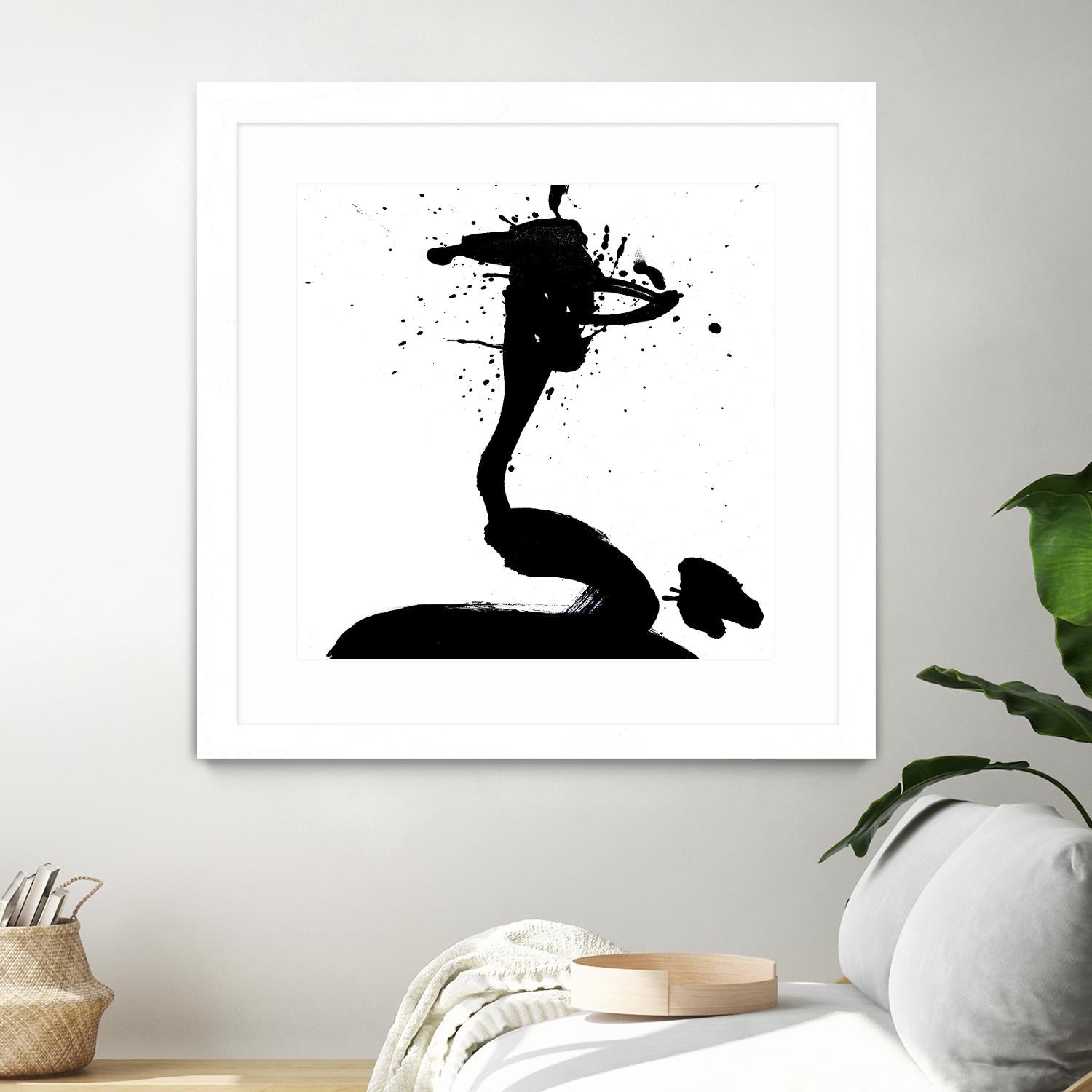 Ink Blot I by PI Studio on GIANT ART - white abstract