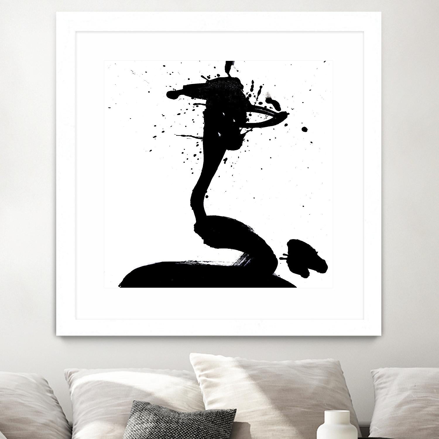 Ink Blot I by PI Studio on GIANT ART - white abstract