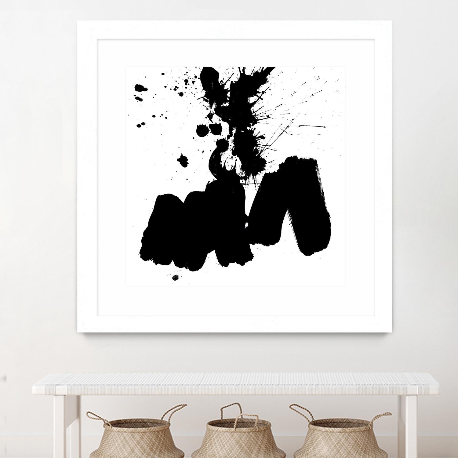 Ink Blot II by PI Studio on GIANT ART - white abstract