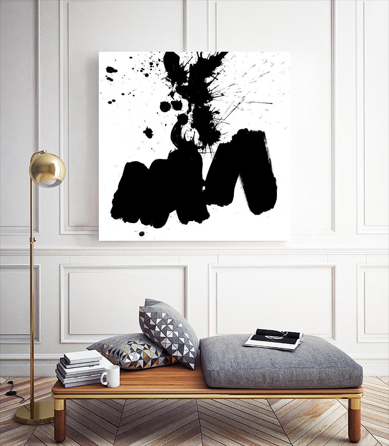 Ink Blot II by PI Studio on GIANT ART - white abstract