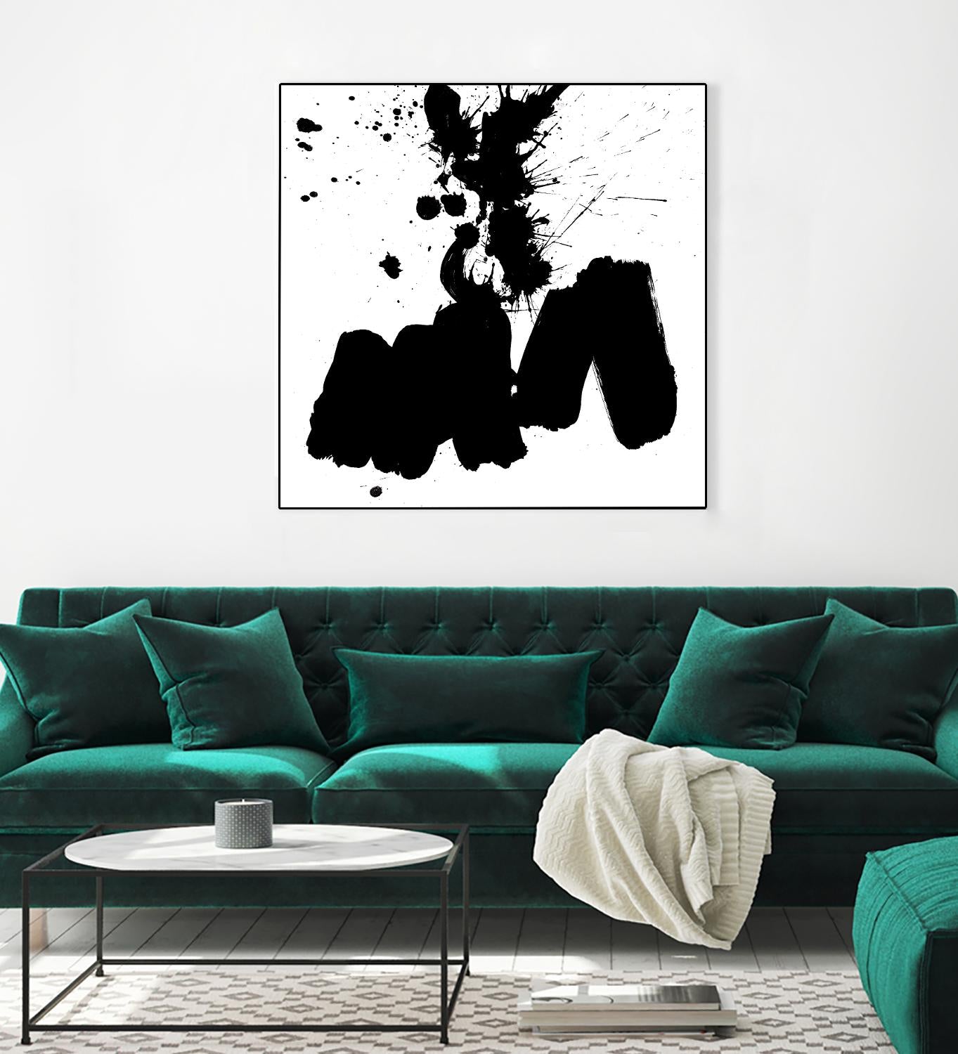 Ink Blot II by PI Studio on GIANT ART - white abstract