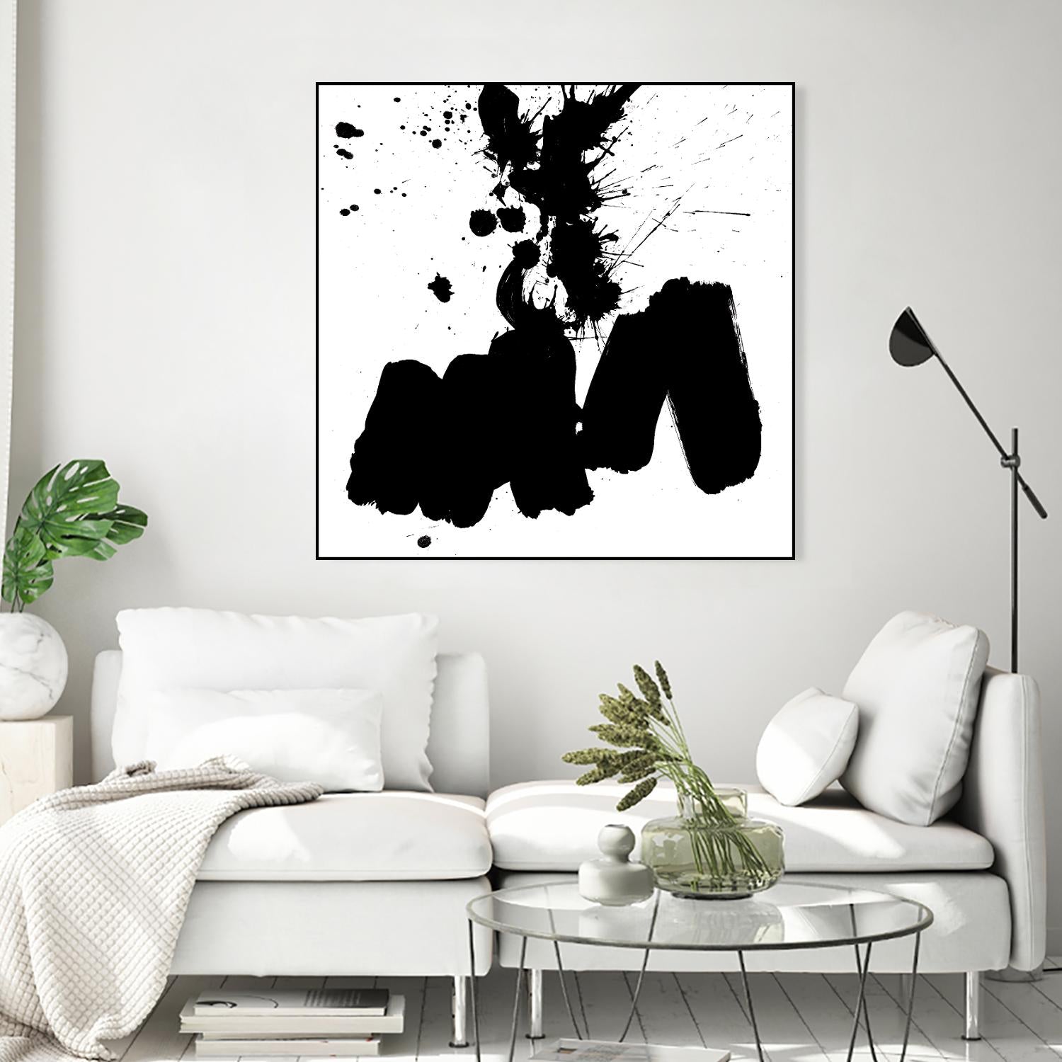 Ink Blot II by PI Studio on GIANT ART - white abstract