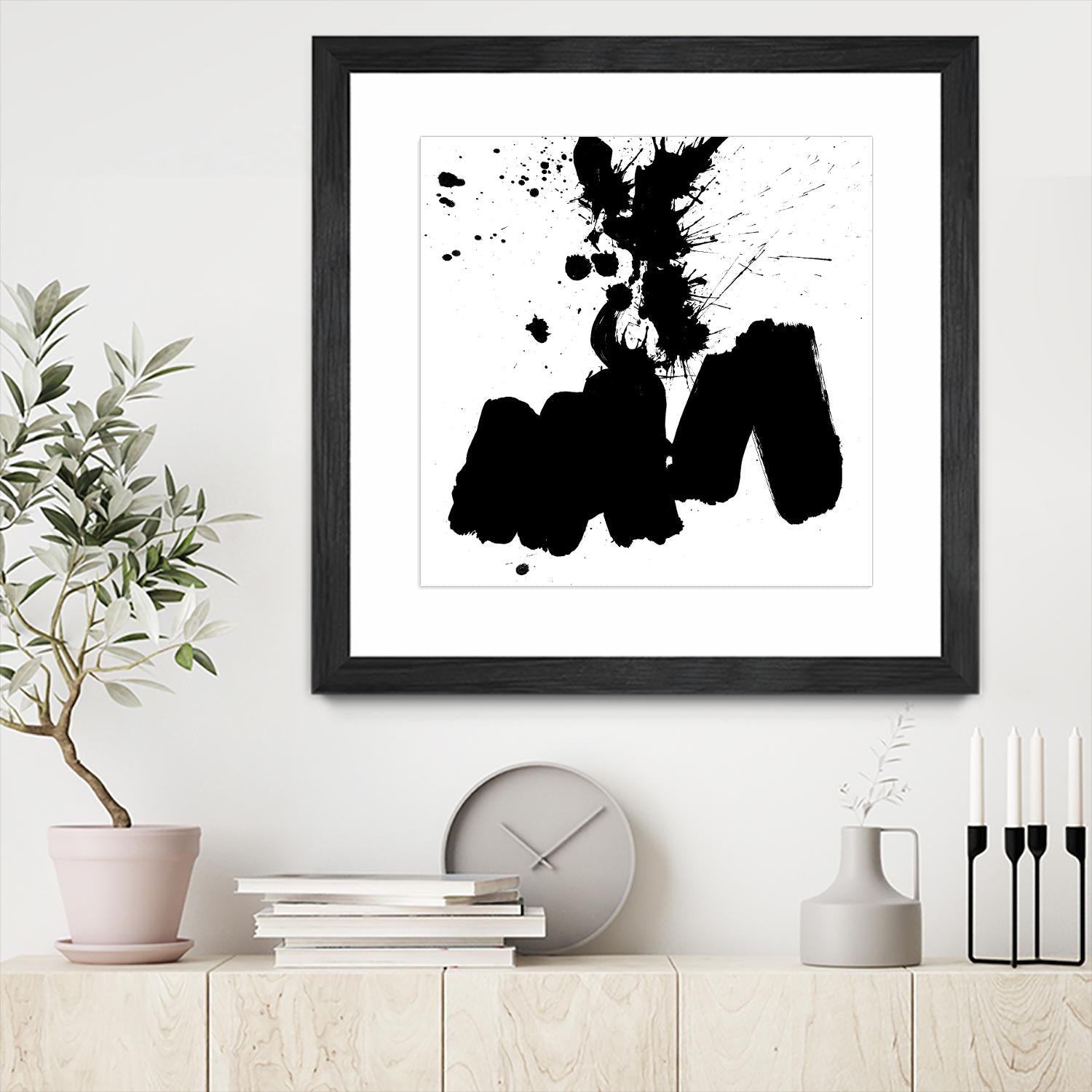 Ink Blot II by PI Studio on GIANT ART - white abstract