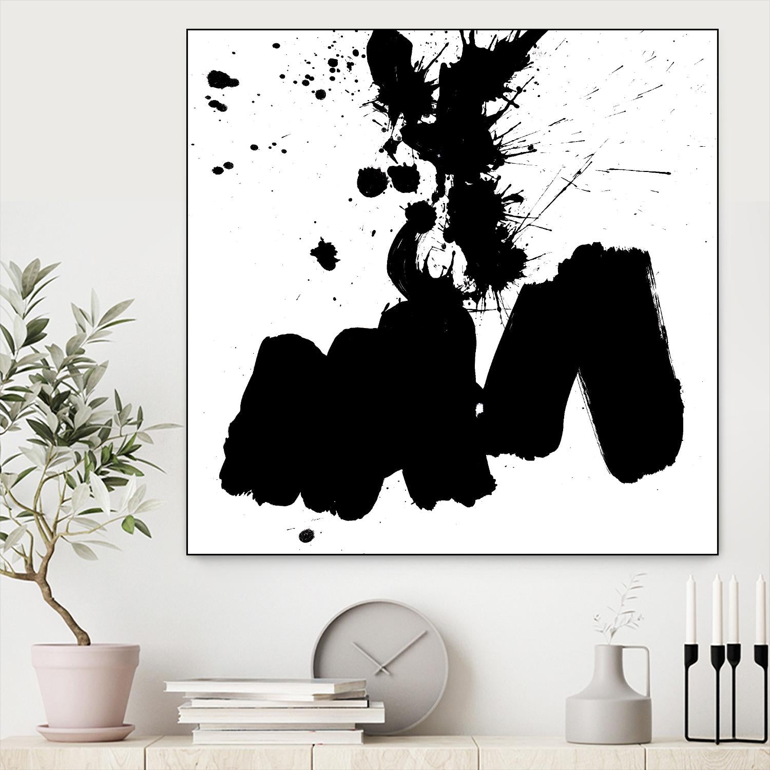 Ink Blot II by PI Studio on GIANT ART - white abstract