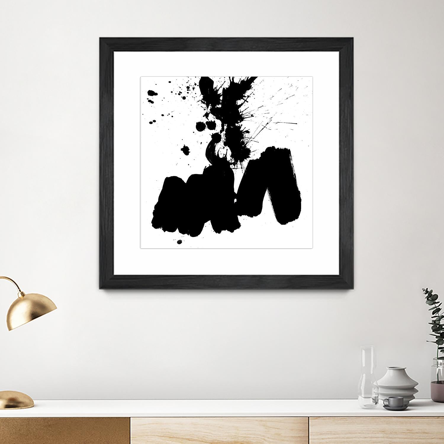 Ink Blot II by PI Studio on GIANT ART - white abstract