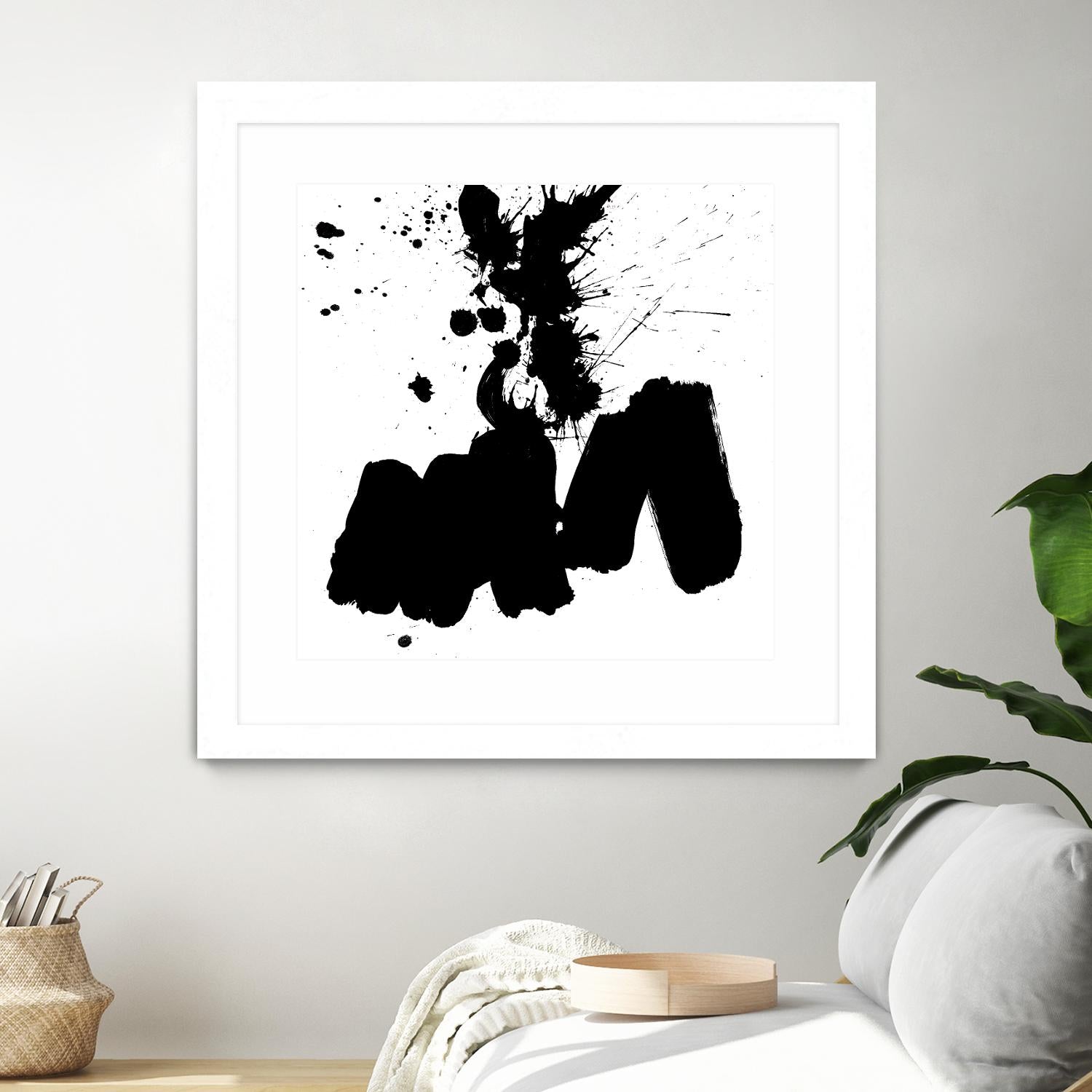 Ink Blot II by PI Studio on GIANT ART - white abstract