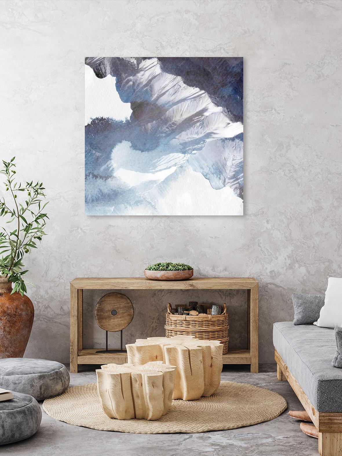 Blue Canyon by PI Studio on GIANT ART - white abstract