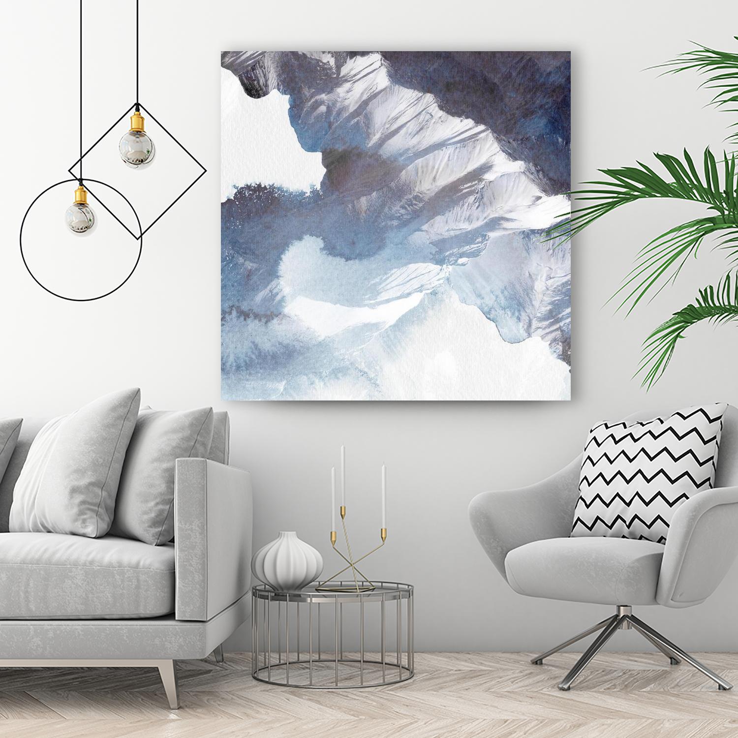 Blue Canyon by PI Studio on GIANT ART - white abstract