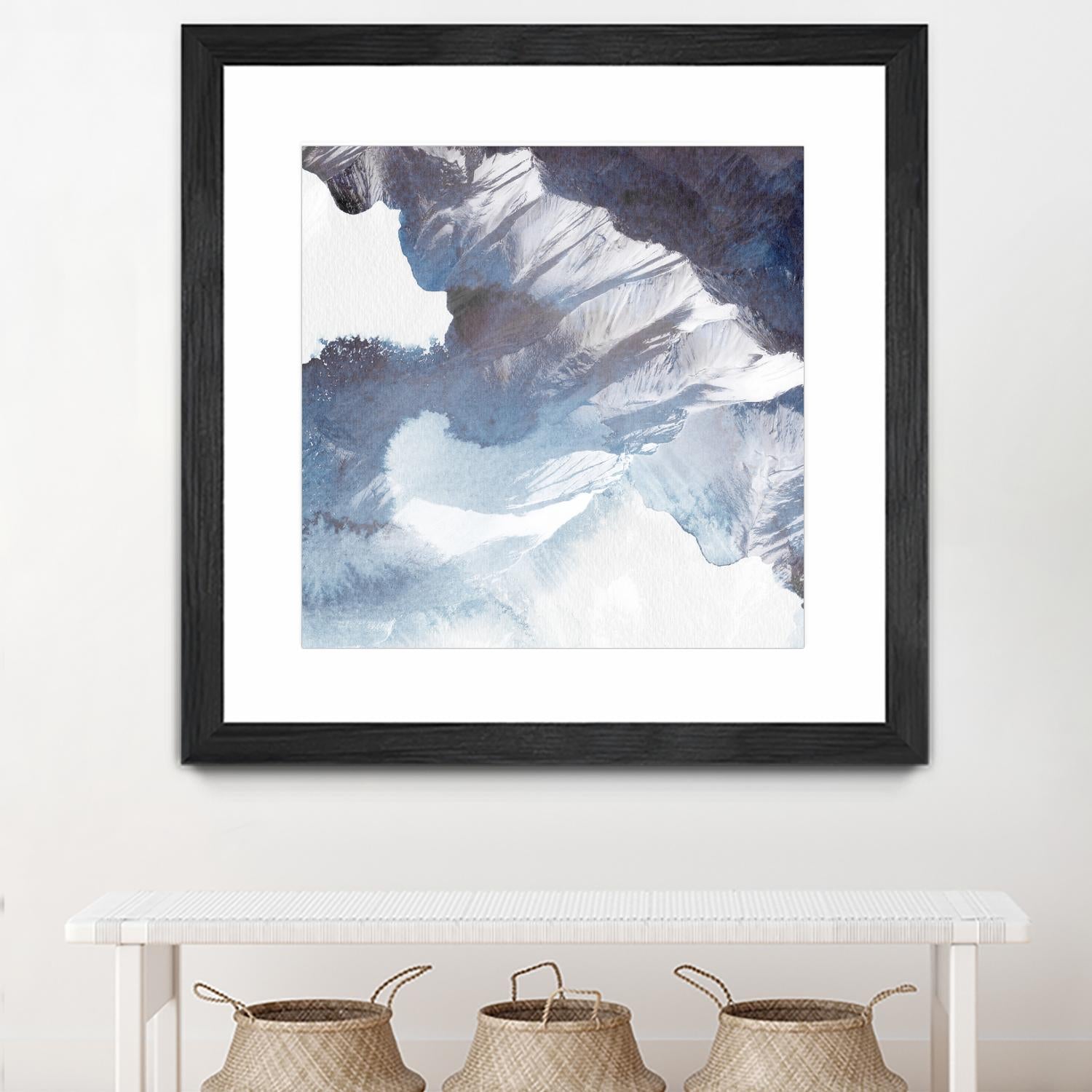 Blue Canyon by PI Studio on GIANT ART - white abstract
