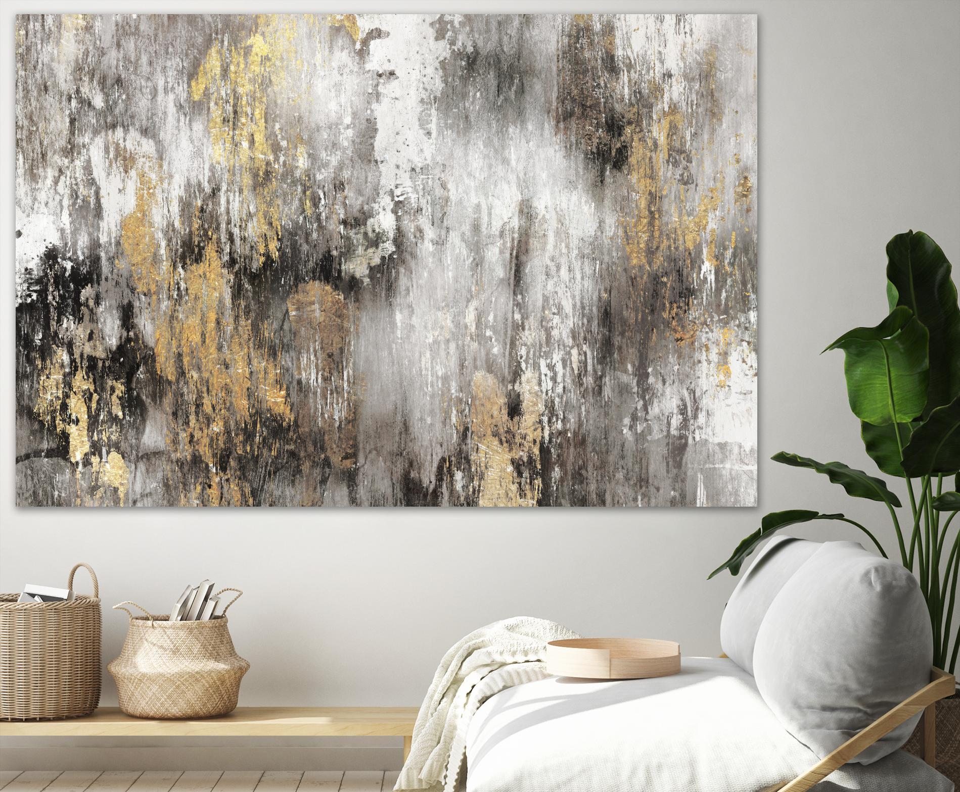 Gold Ikat by PI Studio on GIANT ART - gold abstract