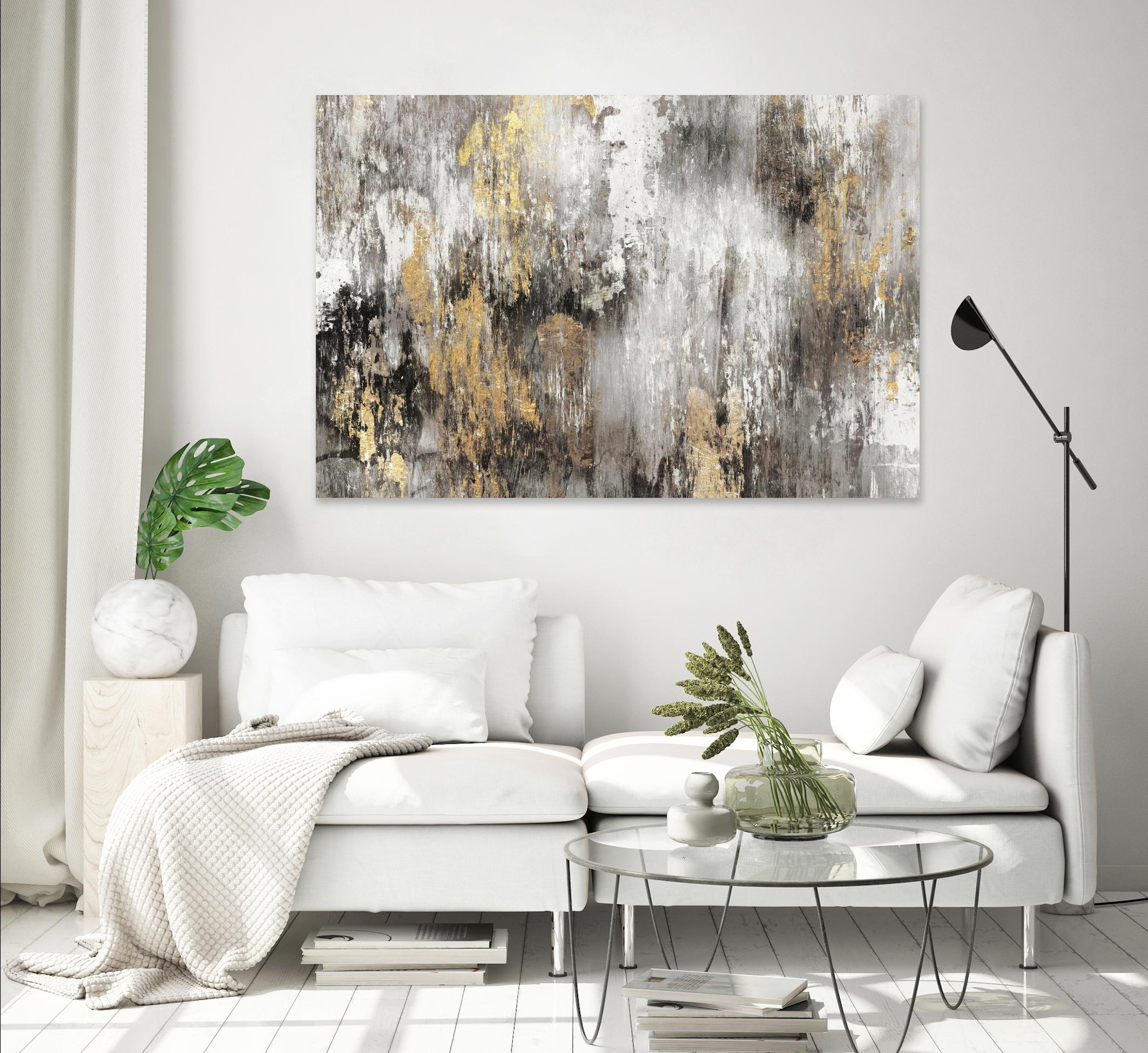 Gold Ikat by PI Studio on GIANT ART - gold abstract