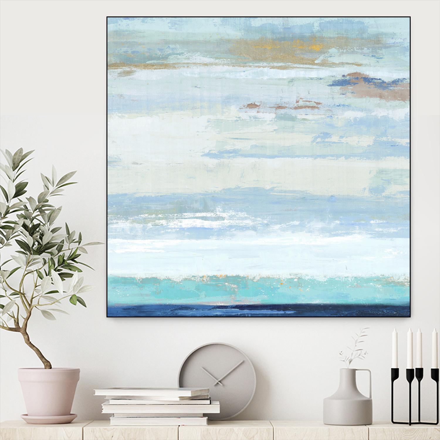 Sea Shore I by PI Studio on GIANT ART - blue abstract