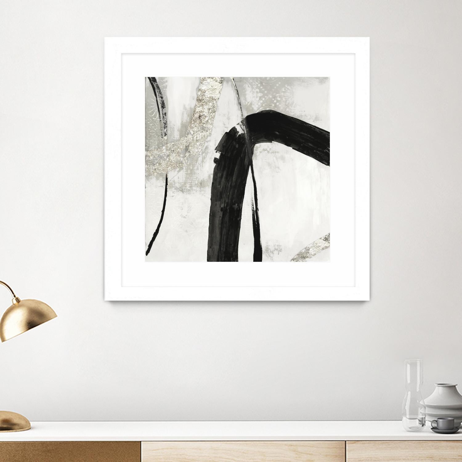 Black Ink II by PI Studio on GIANT ART - white abstract