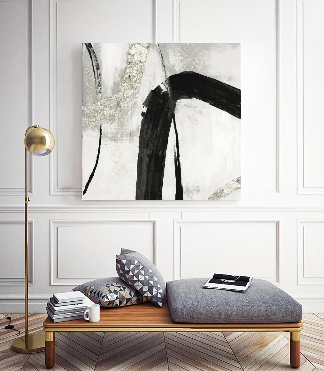 Black Ink II by PI Studio on GIANT ART - white abstract