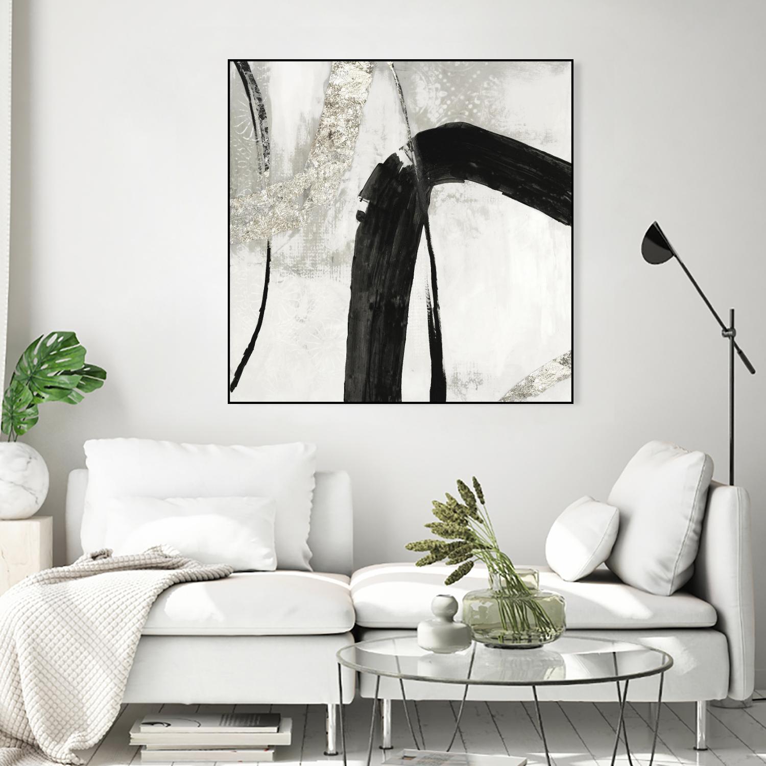 Black Ink II by PI Studio on GIANT ART - white abstract