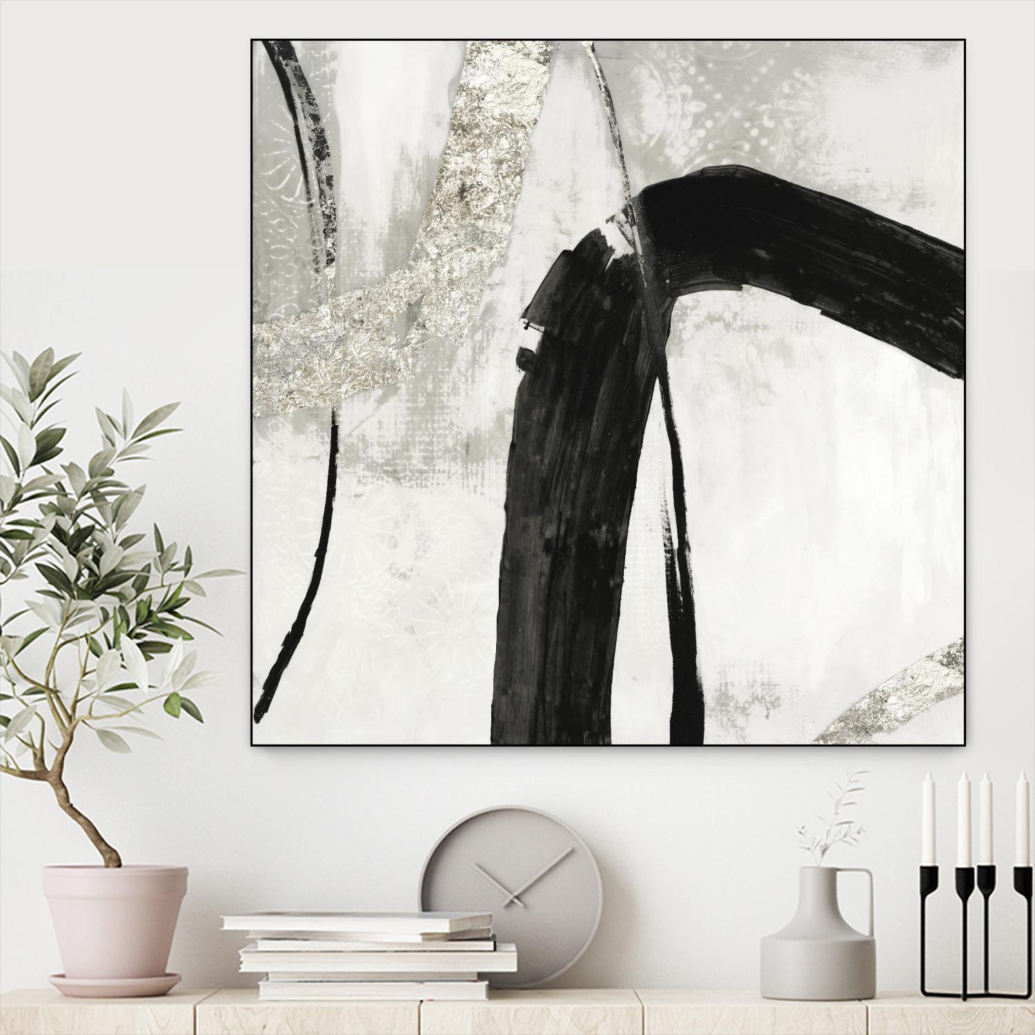 Black Ink II by PI Studio on GIANT ART - white abstract