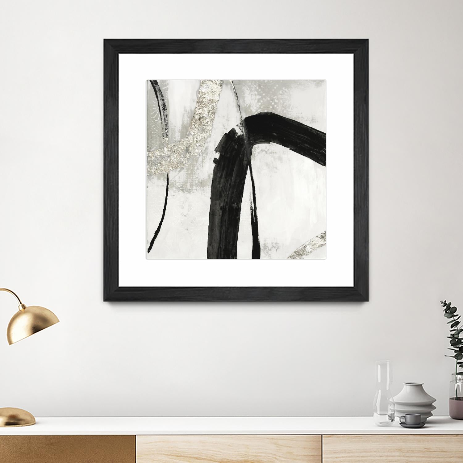 Black Ink II by PI Studio on GIANT ART - white abstract