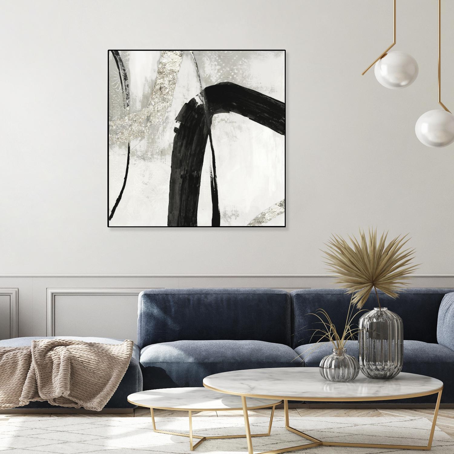 Black Ink II by PI Studio on GIANT ART - white abstract