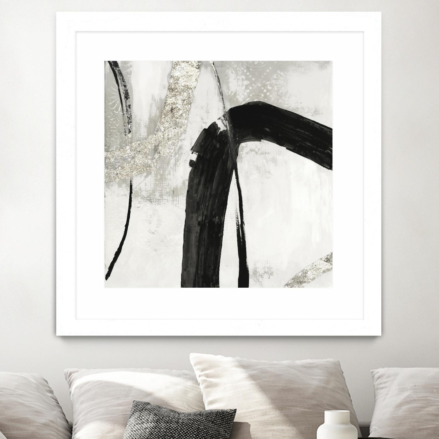 Black Ink II by PI Studio on GIANT ART - white abstract