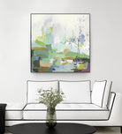Single tree by PI Studio on GIANT ART - green abstract