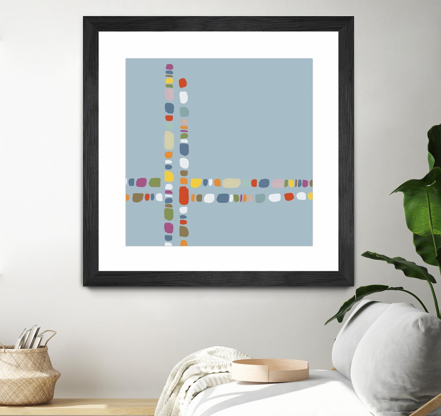 Pebble II by PI Studio on GIANT ART - white abstract
