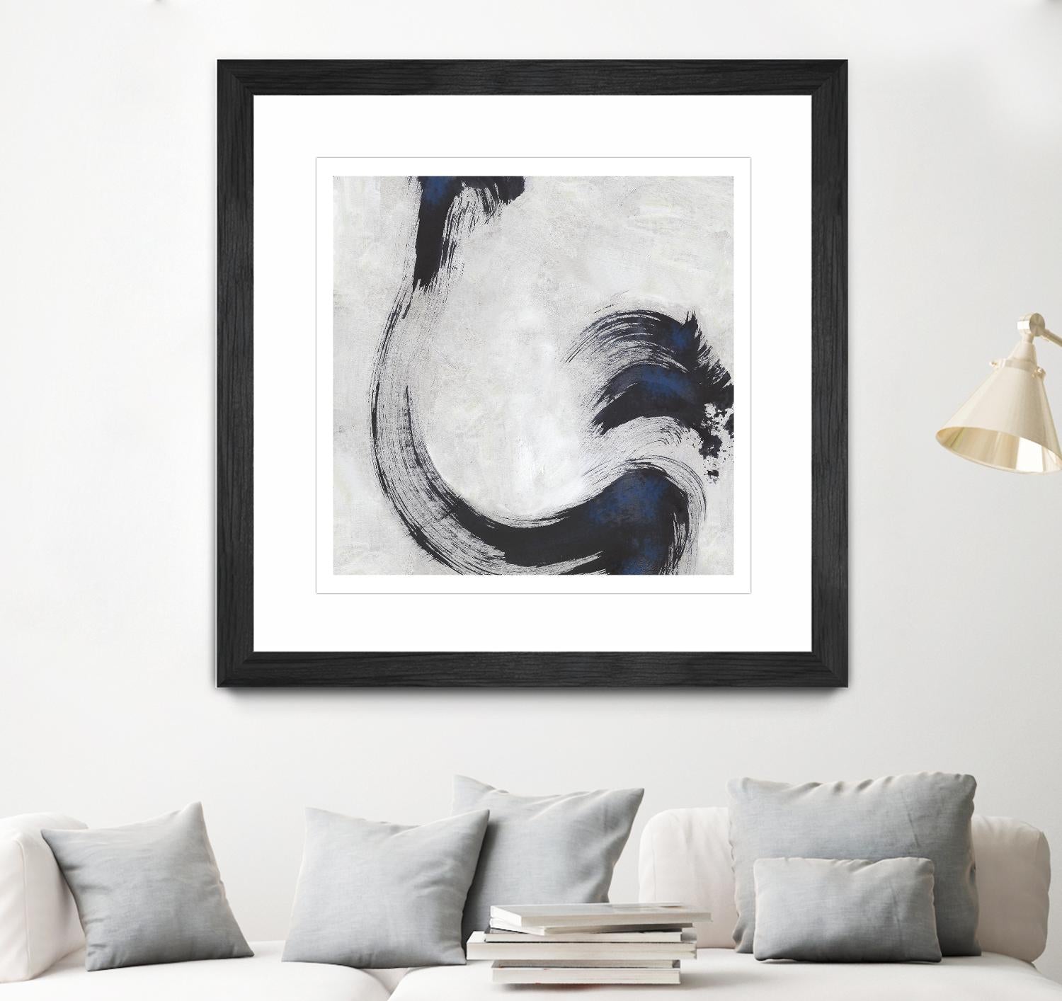 Stroke I by PI Studio on GIANT ART - blue abstract