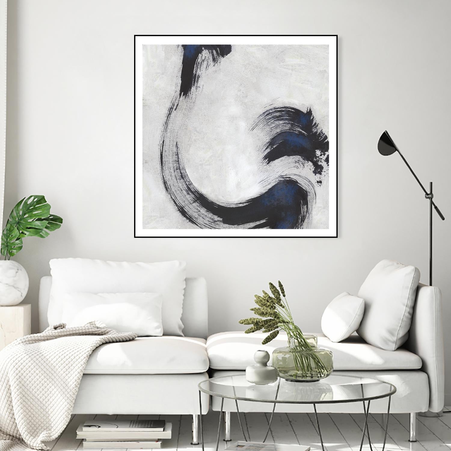 Stroke I by PI Studio on GIANT ART - blue abstract