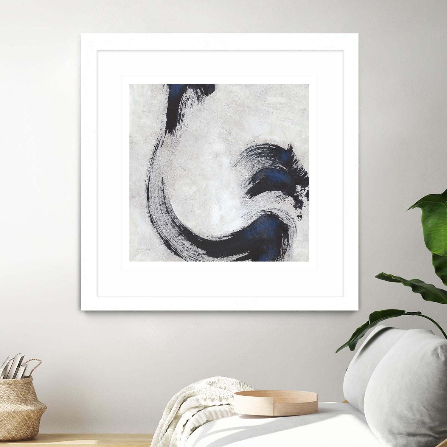 Stroke I by PI Studio on GIANT ART - blue abstract