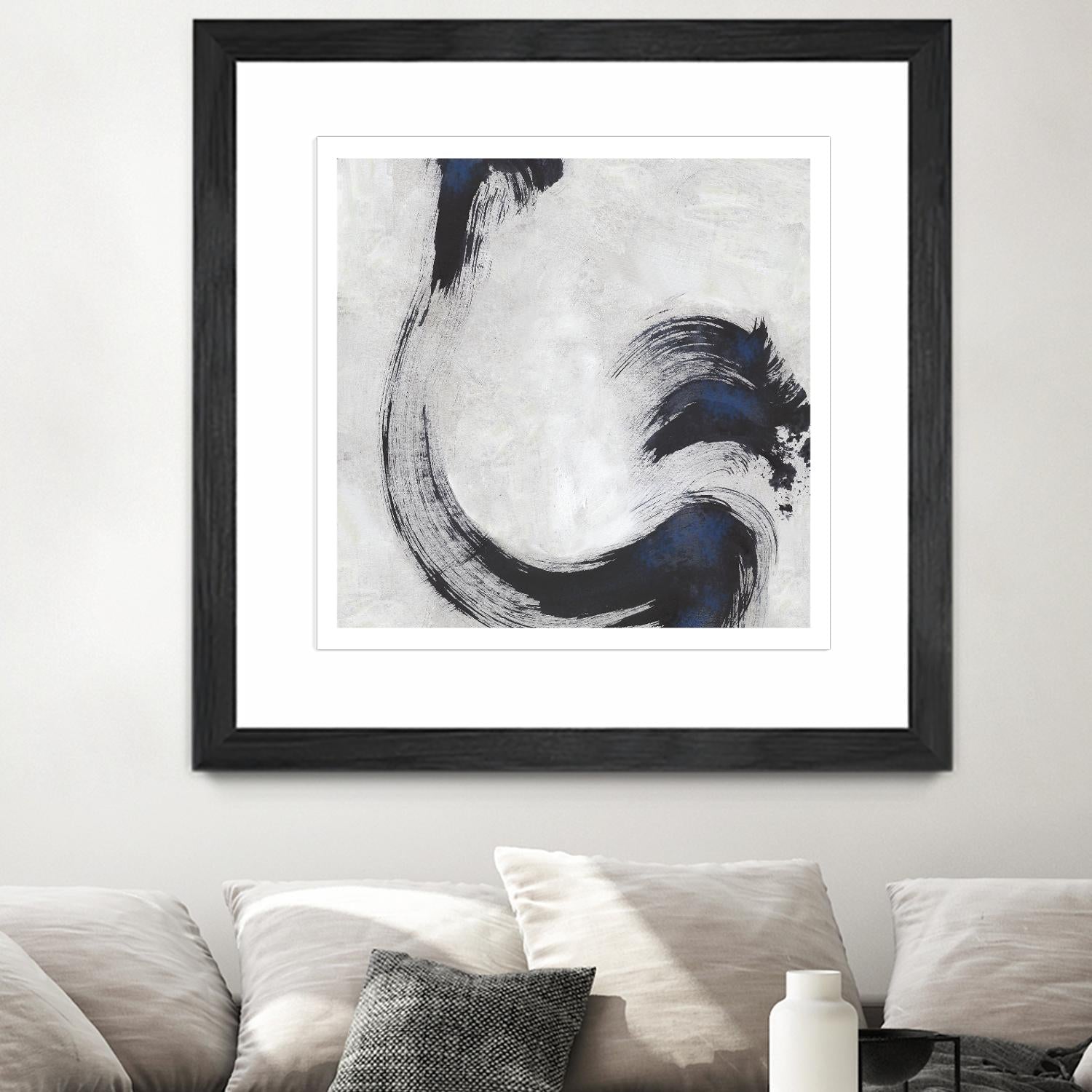 Stroke I by PI Studio on GIANT ART - blue abstract