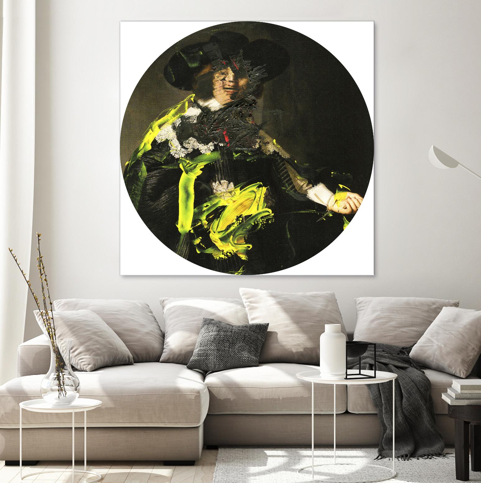 Yellow Vanguard I by PI Studio on GIANT ART - brown contemporary