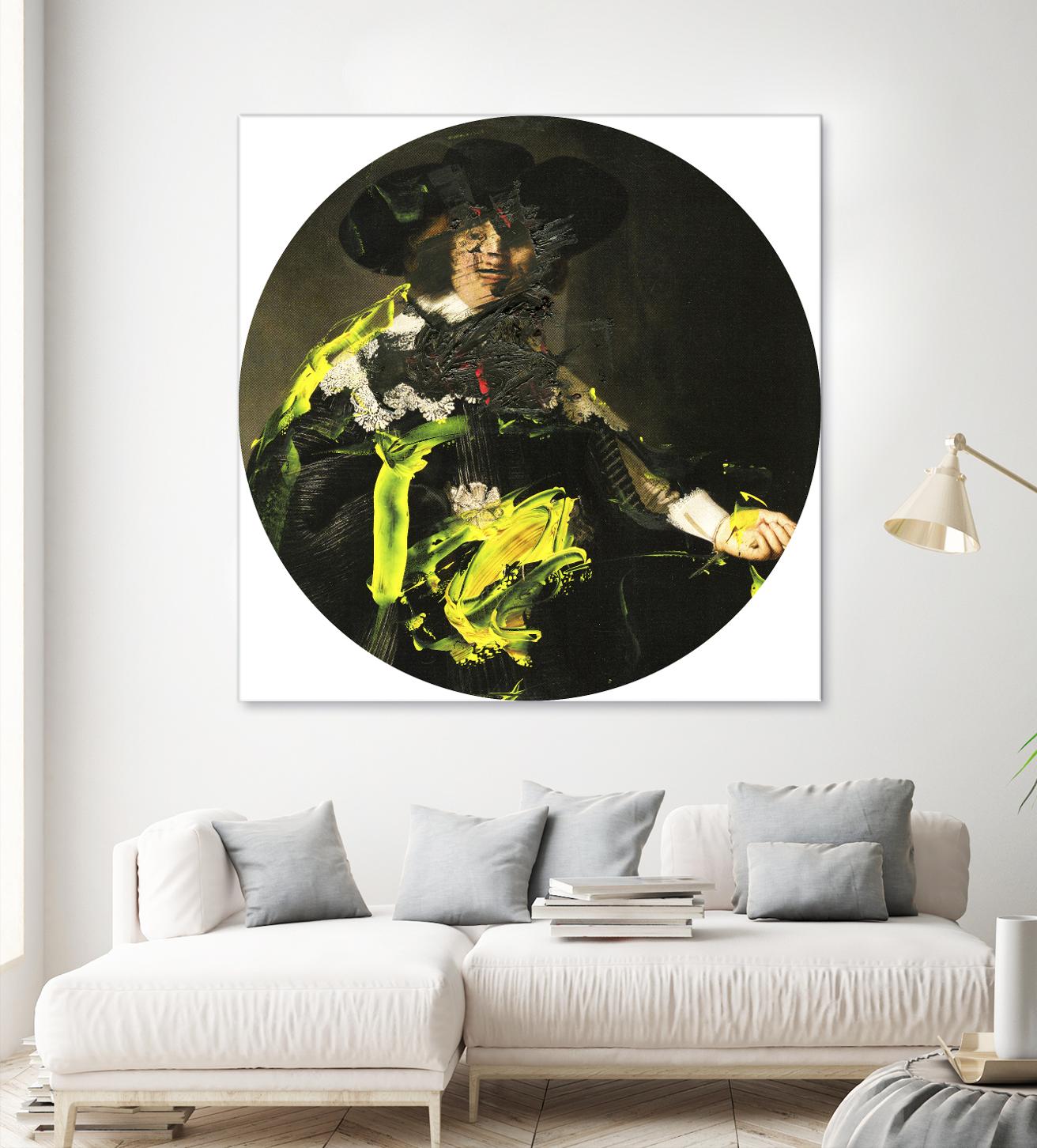 Yellow Vanguard I by PI Studio on GIANT ART - brown contemporary