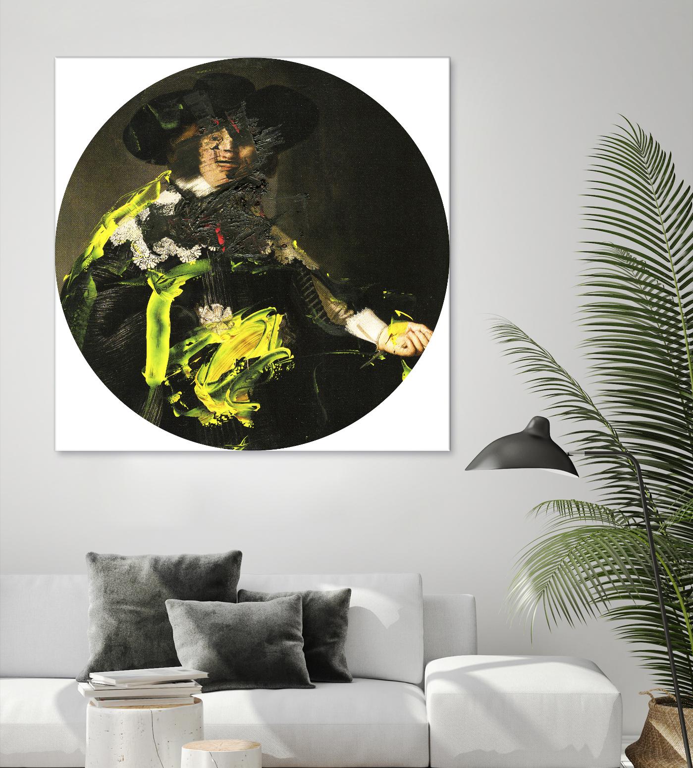 Yellow Vanguard I by PI Studio on GIANT ART - brown contemporary