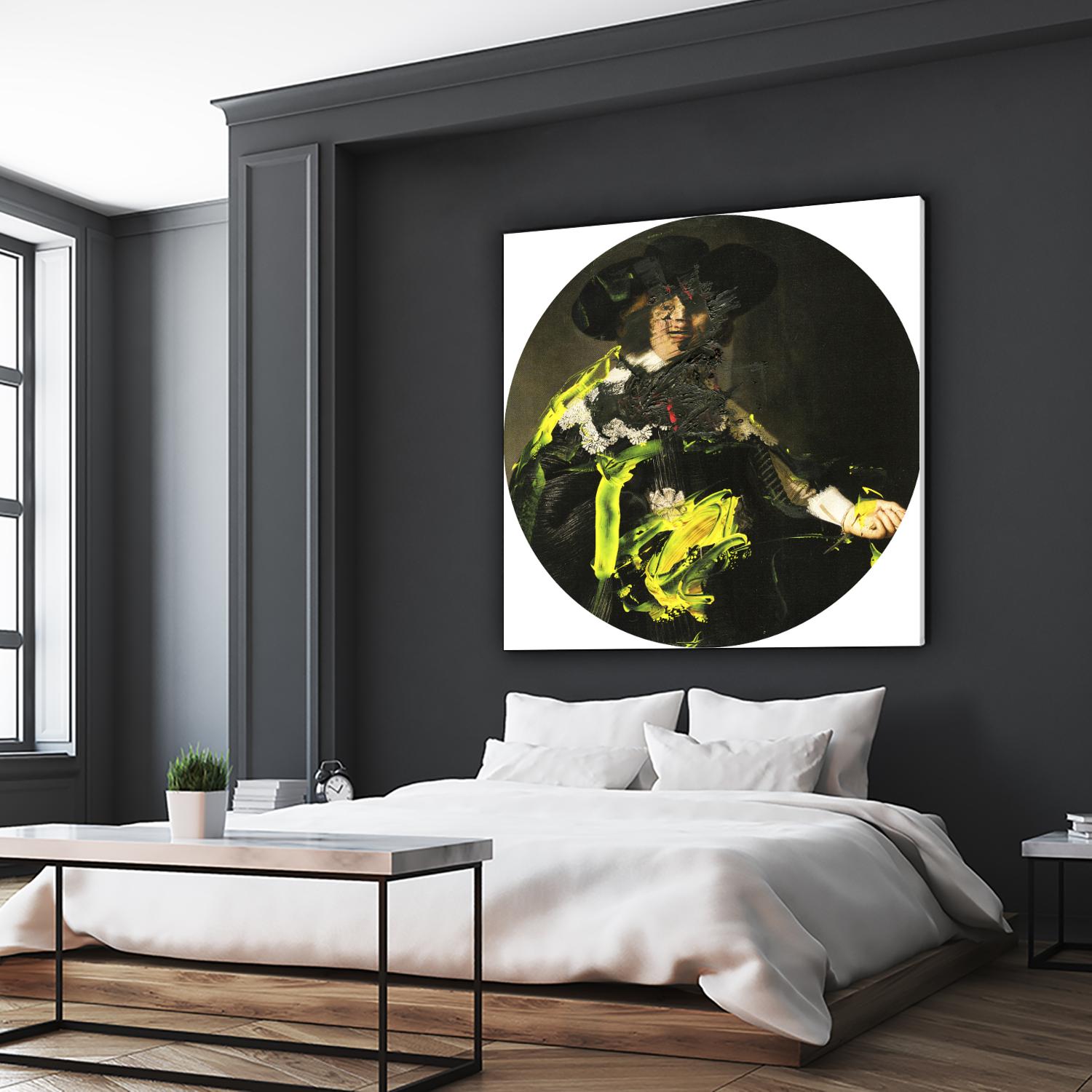 Yellow Vanguard I by PI Studio on GIANT ART - brown contemporary