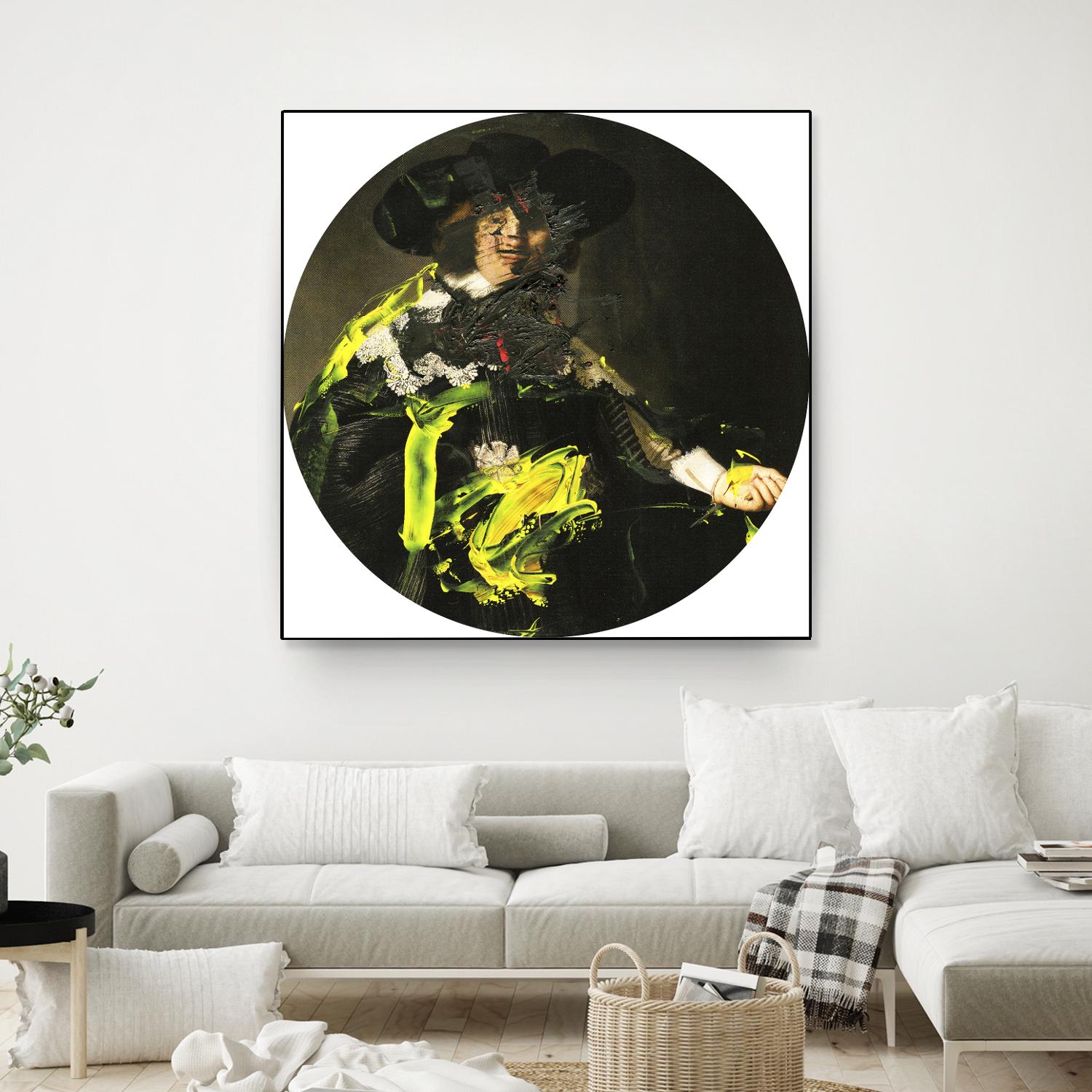 Yellow Vanguard I by PI Studio on GIANT ART - brown contemporary