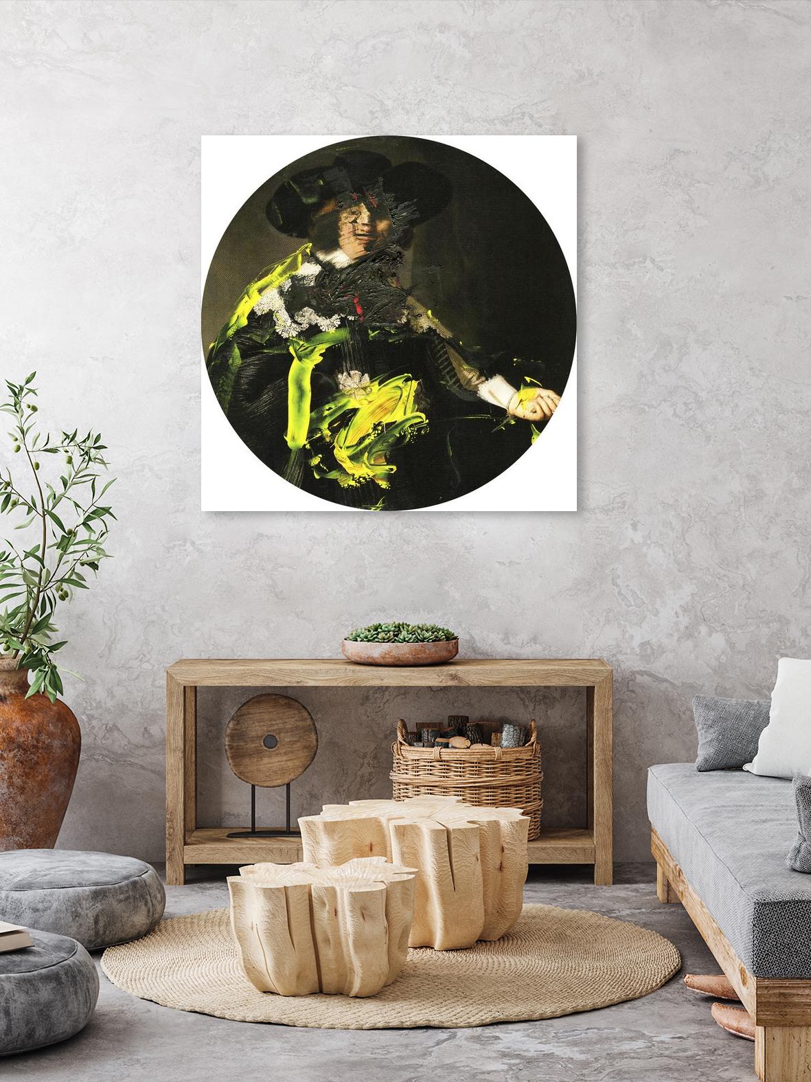 Yellow Vanguard I by PI Studio on GIANT ART - brown contemporary