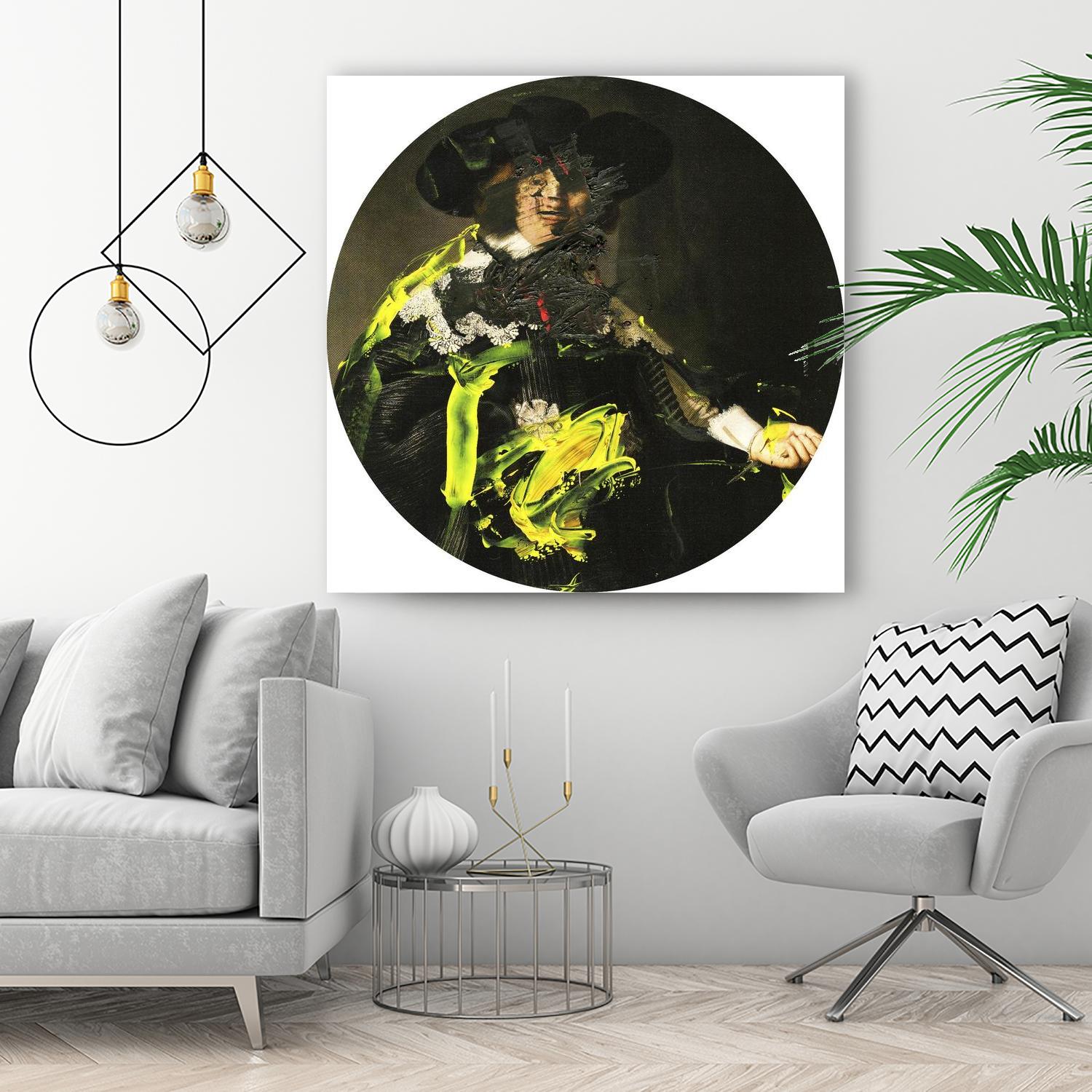 Yellow Vanguard I by PI Studio on GIANT ART - brown contemporary