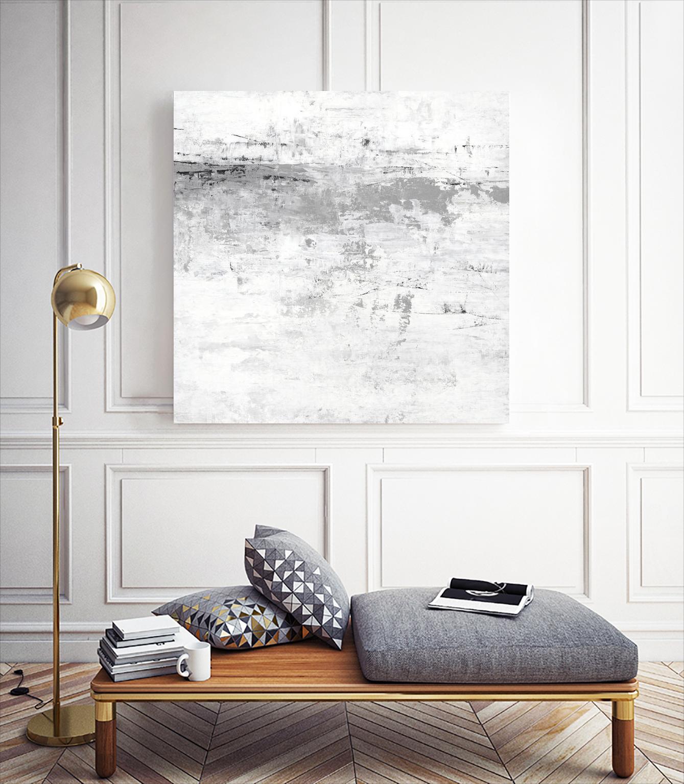 Blizzard I by PI Studio on GIANT ART - grey abstract