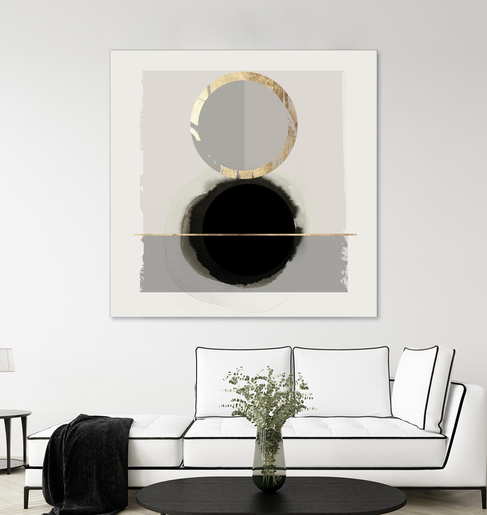 Dream Life Inspired I by PI Studio on GIANT ART - gold watercolour watercoulor