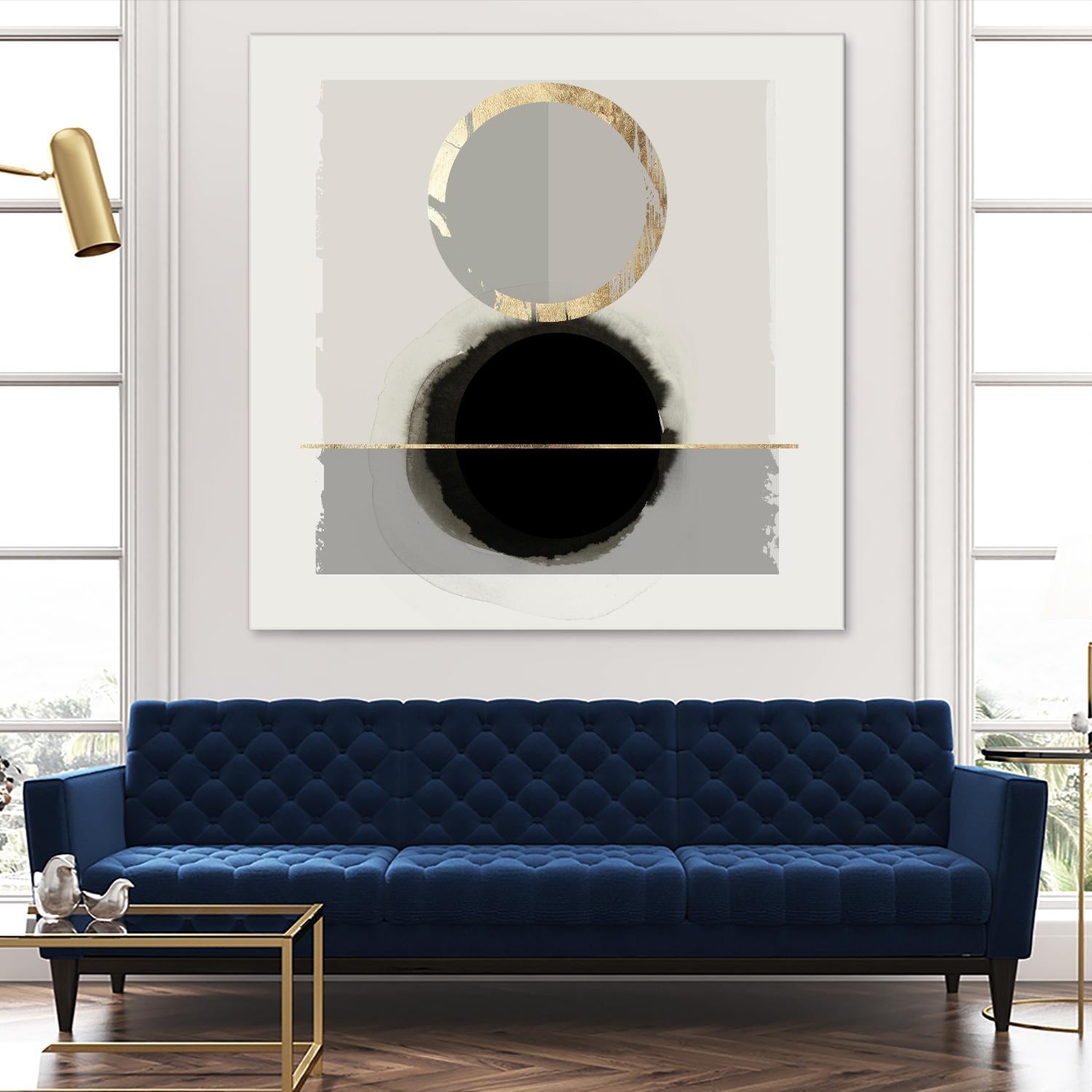 Dream Life Inspired I by PI Studio on GIANT ART - gold watercolour watercoulor