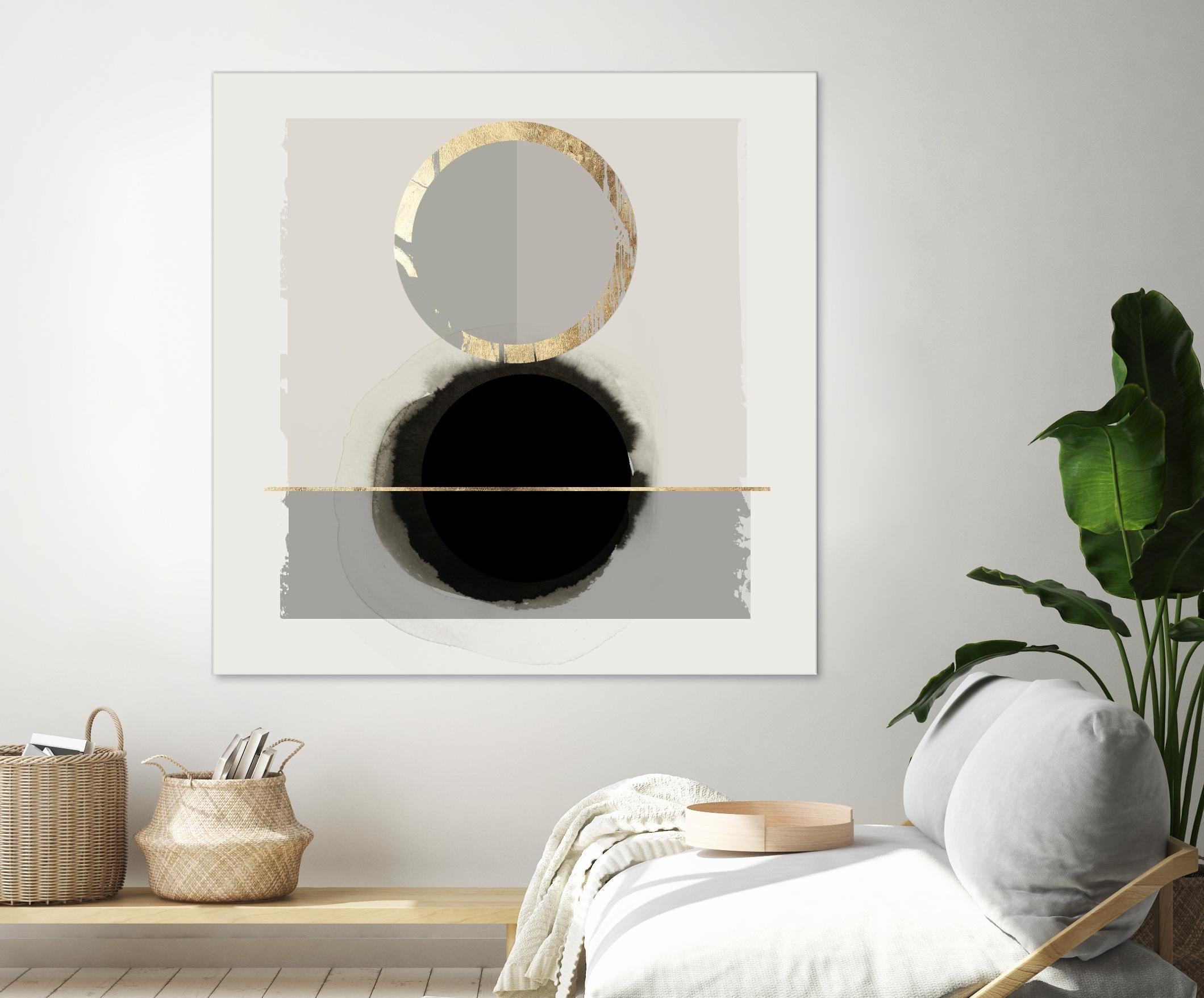 Dream Life Inspired I by PI Studio on GIANT ART - gold watercolour watercoulor