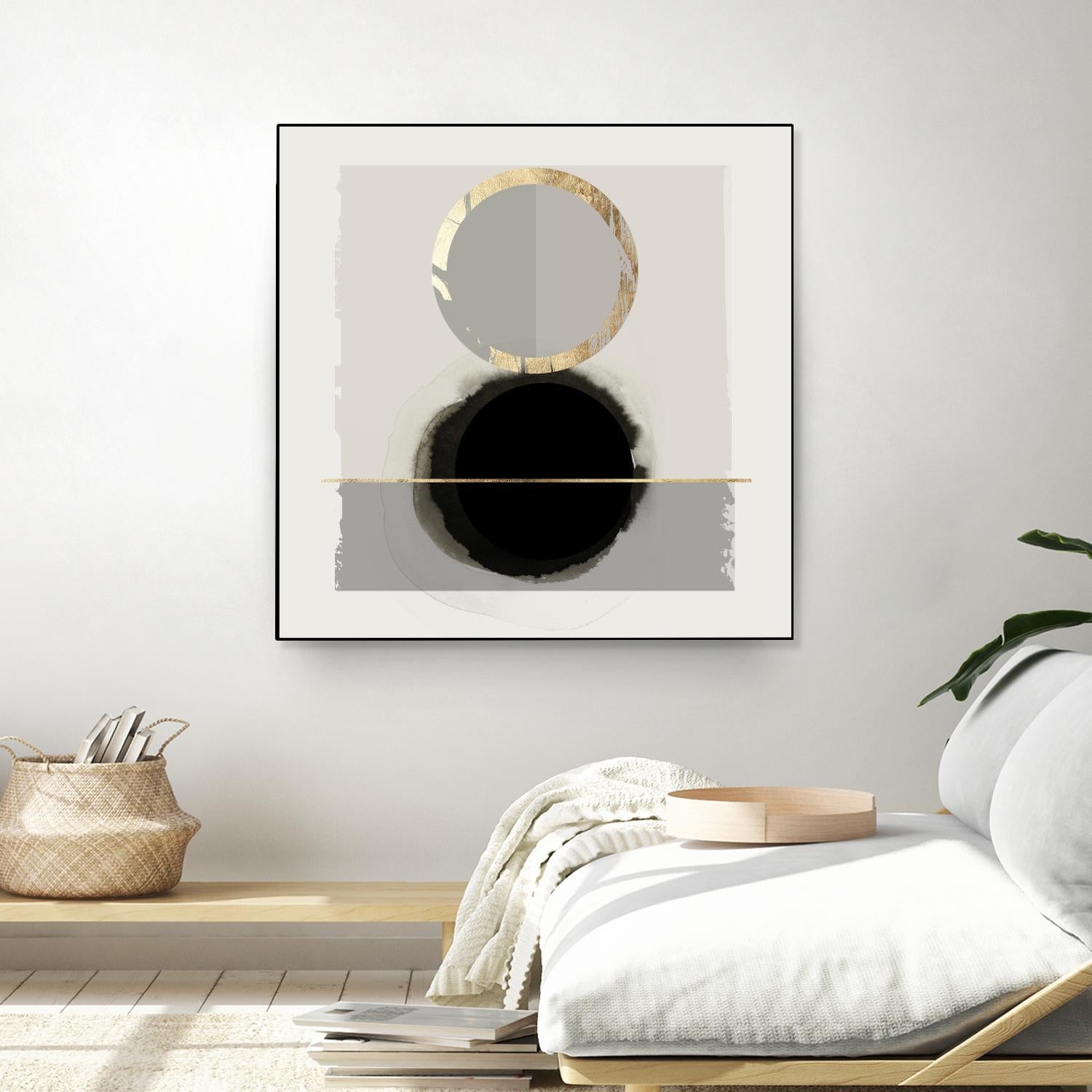 Dream Life Inspired I by PI Studio on GIANT ART - gold watercolour watercoulor