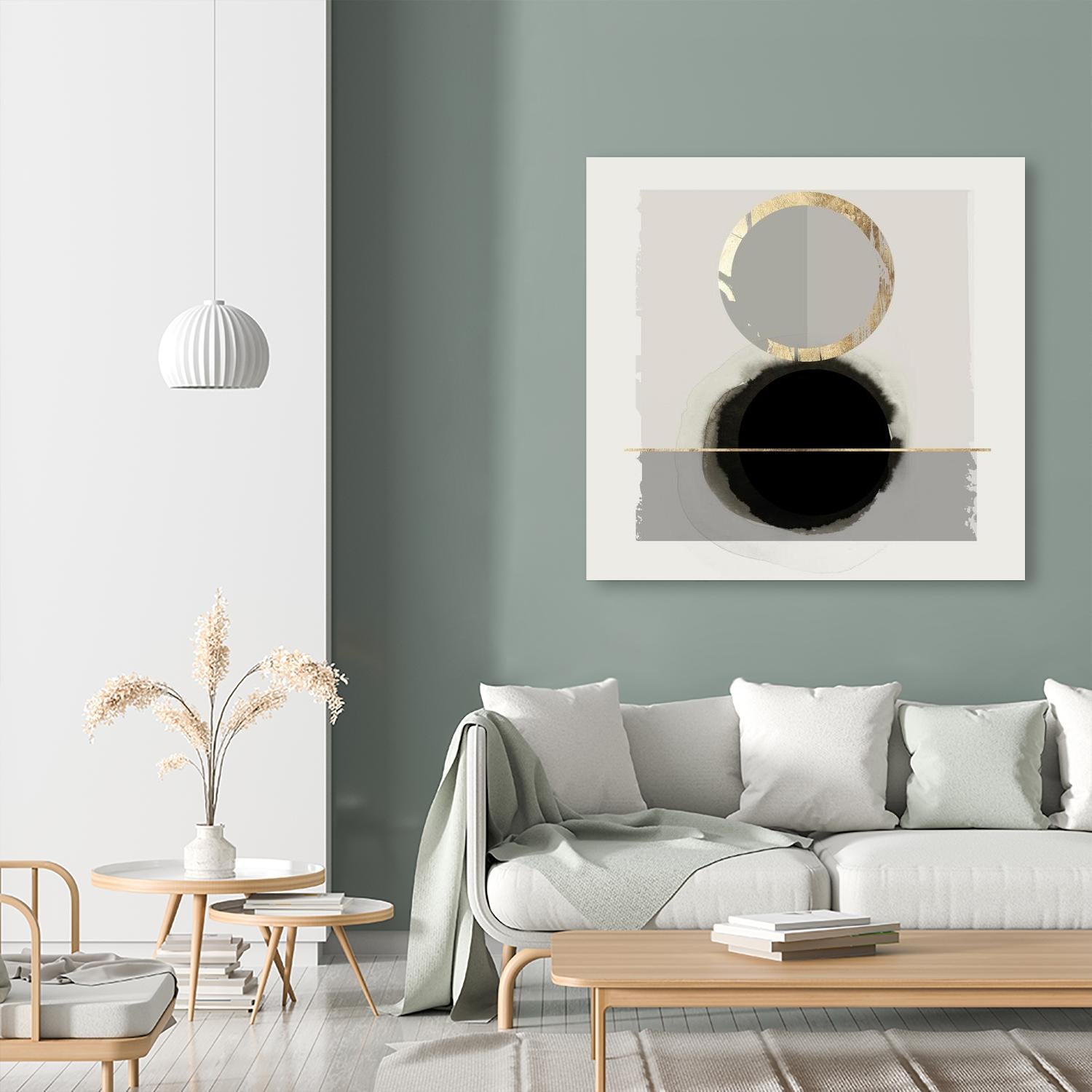 Dream Life Inspired I by PI Studio on GIANT ART - gold watercolour watercoulor