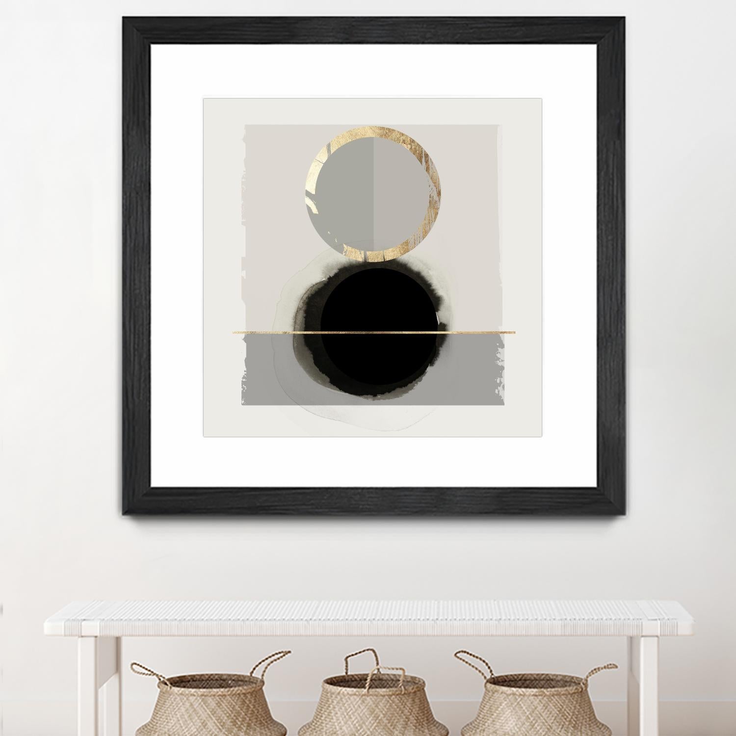 Dream Life Inspired I by PI Studio on GIANT ART - gold watercolour watercoulor