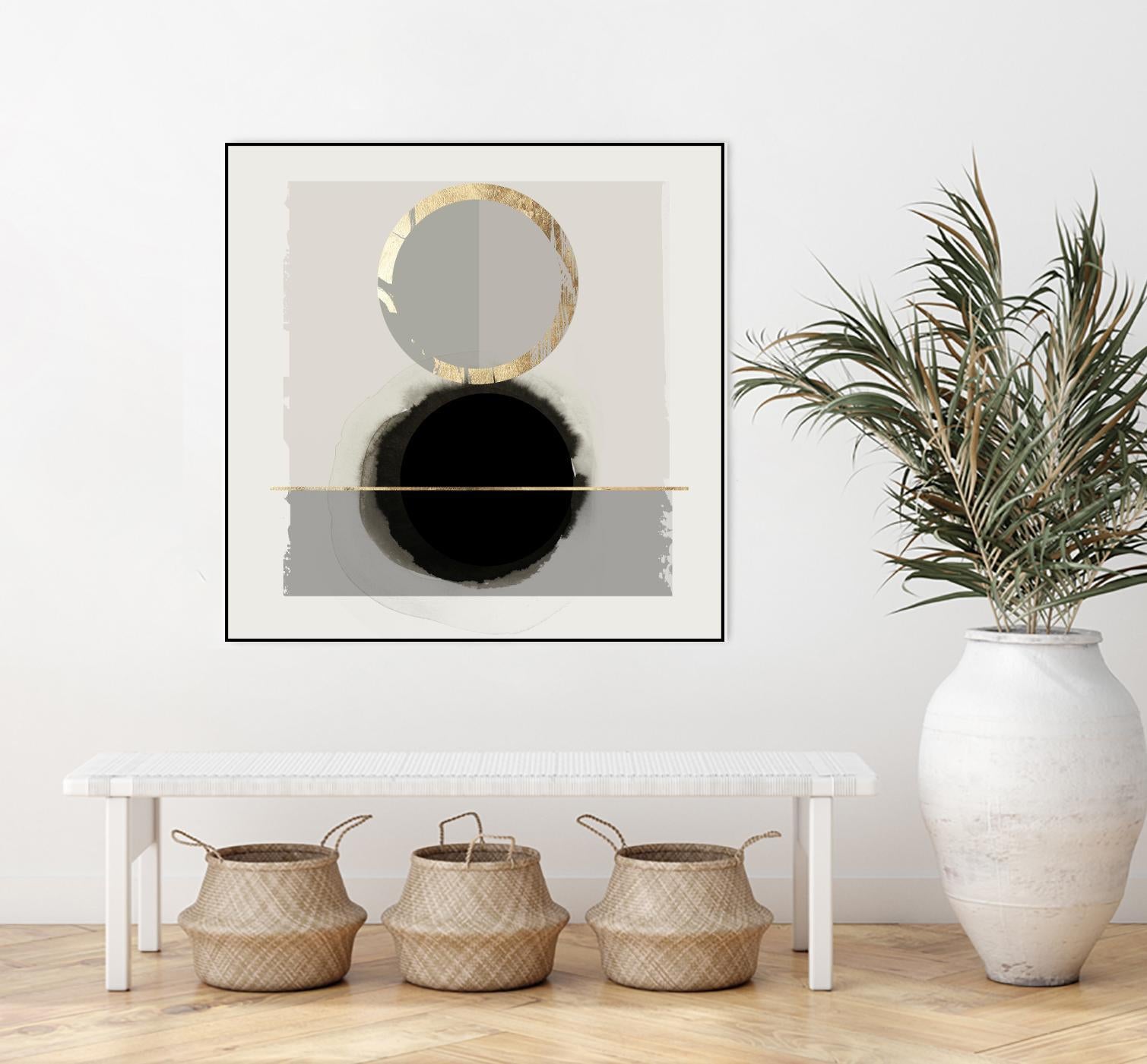 Dream Life Inspired I by PI Studio on GIANT ART - gold watercolour watercoulor